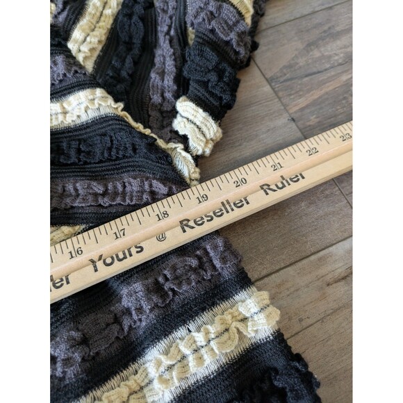 NWT Sharagano Knit Multicolored Striped Sheath Dress Size 14W Layered Tiered - Picture 4 of 7